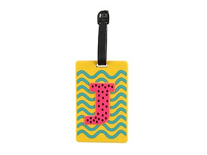 'J' initial ~ Travel Suitcase ID Luggage Tag and Suitcase Label