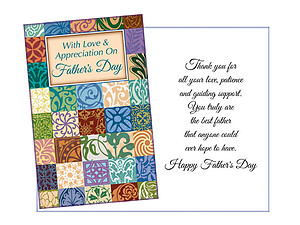 Patience and Guiding Support ~ Father's Day Card