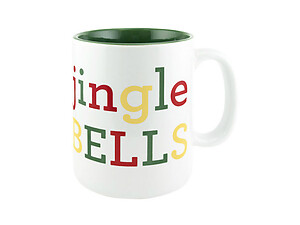 About Face Designs Jingle Bells Coffee Mug