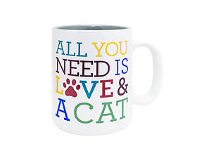 Love and a Cat Coffee Mug