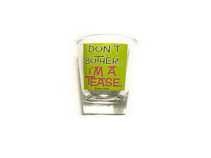 Don't Bother I'm A Tease Shot Glass