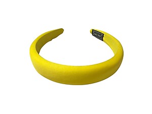 Yellow Handmade Padded Cushion Fashion Headband Hair Accessory