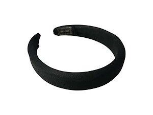 Black Handmade Padded Cushion Fashion Headband Hair Accessory
