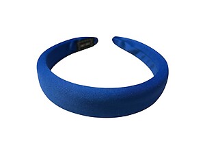 Blue Handmade Padded Cushion Fashion Headband Hair Accessory