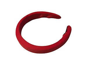 Red Handmade Padded Cushion Fashion Headband Hair Accessory