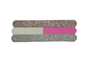 3 Pack Glitter Nail File Gift Set ~ Pink & Silver