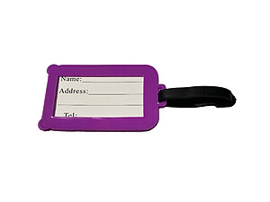 Purple Not Your Bag! ~ Travel Suitcase ID Luggage Tag and Suitcase Label