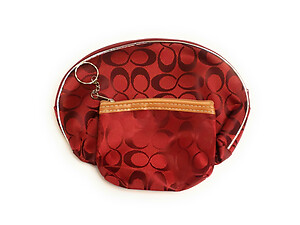 Infinity Pattern Large Zipper Cosmetic Bag & Coin Purse Set