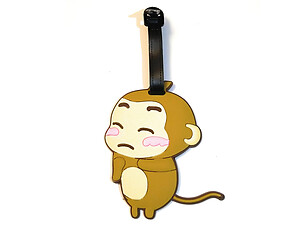 Crying Monkey ~ Travel Suitcase ID Luggage Tag and Suitcase Label