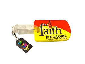 Faith in the Lord ~ Inspirational Travel Suitcase Label ID Luggage Tag