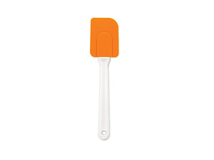Orange Aqua & White Silicone Trivet & Spatula Kitchen Tool Gift Set
