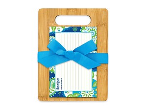 Blue & Green Floral Cutting Board Gift Set
