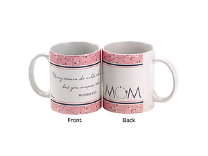 Mom Ceramic Mug - Proverbs 31:29