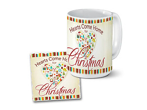 Hearts Come Home Mug & Coaster Combo Set