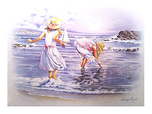 Two Girls on Beach 16