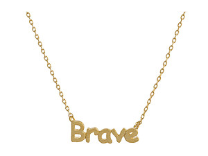 Dainty Metal Brave Pendant Necklace