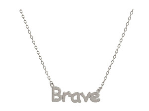 Dainty Metal Brave Pendant Necklace