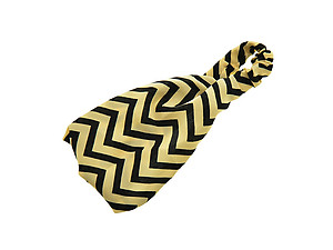 Black & Cream Chevron Headband