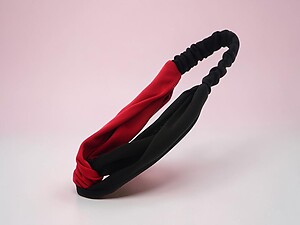 Black and Maroon Tone Headband Hair Accessory