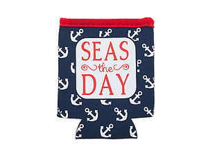 Seas The Day Neoprene Coozie