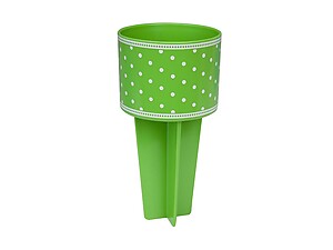 Greek Lime Dots Beach Buddy Cup Holder