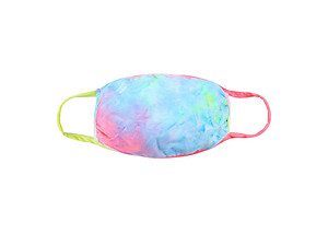 Pink Reusable Tie-Dye T-Shirt Cloth Face Mask
