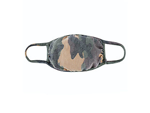 Brown Reusable Camouflage T-Shirt Cloth Face Mask