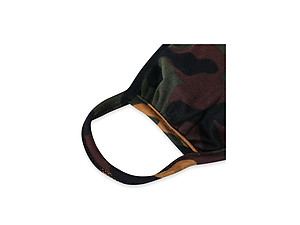 Brown Reusable Camouflage T-Shirt Cloth Face Mask
