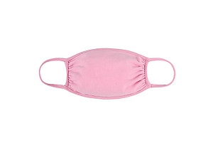 Dusty Pink Reusable Solid Color T-Shirt Cloth Face Mask
