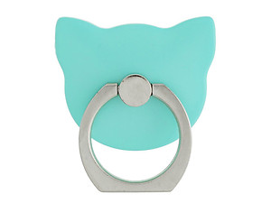 Aqua Cat Head Premium Universal Smartphone Mount Ring Hook