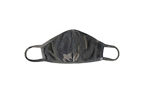 Sage Green Reusable Camouflage T-Shirt Cloth Face Mask with Seam