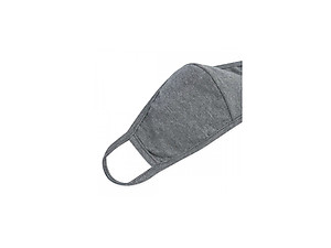 Charcoal Reusable Solid T-Shirt Cloth Face Mask with Seam