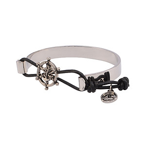 The Adventure Begins Ship's Wheel Cuff Bracelet