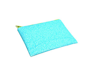 Colorful & Fun Glitter Jewel & Acrylic Accented Top Zipper Fashion Clutch ~ Style 6180