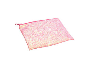 Colorful & Fun Glitter Jewel & Acrylic Accented Top Zipper Fashion Clutch ~ Style 6191