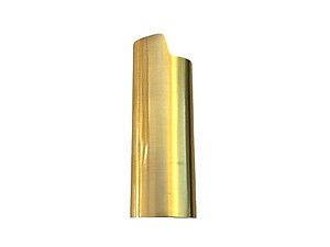 Gold Metal Shell Lighter Case Cover Holder Fits Bic Lighters