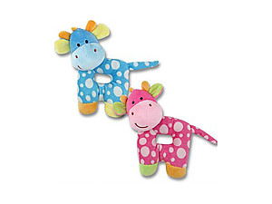 Baby Plush Giraffe Rattle, 7