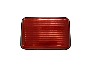 Red Aluminum Wallet Credit Card Holder With RFID Protection