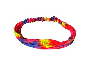 Gradient Tie Dye Wide Cotton Stretch Headband Hair Accessory