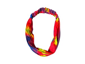 Gradient Tie Dye Wide Cotton Stretch Headband Hair Accessory