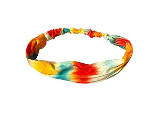 Gradient Tie Dye Wide Cotton Stretch Headband Hair Accessory