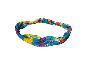 Gradient Tie Dye Wide Cotton Stretch Headband Hair Accessory