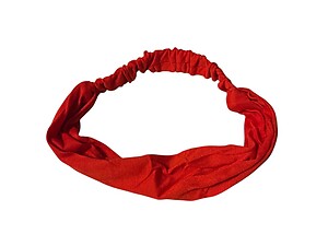 Red Wide Cotton Stretch Headband Hair Accessory