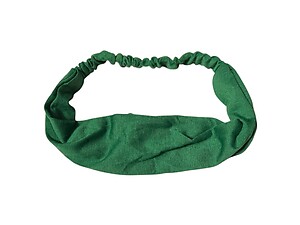 Green Wide Cotton Stretch Headband Hair Accessory
