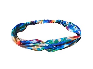 Gradient Tie Dye Wide Cotton Stretch Headband Hair Accessory