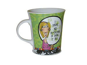 Cheeky Chic: Ceramic Mug - No Intentions