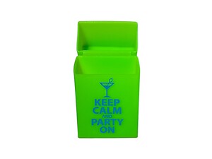 Keep Calm Colorful & Fun Silicone Cigarette Case Fits Kings