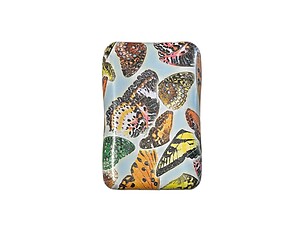 Butterflies King Size Fashion Tin Box for Cigarettes Cards or Money