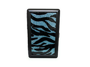 Glitz & Glam Double Sided Metal Wallet or Cigarette Case for Kings