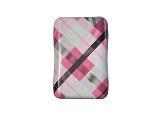 Lined Pattern King Size Fashion Tin Box for Cigarettes Cards or Money